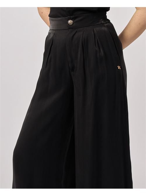 Pantaloni donna Yes Zee a palazzo YES ZEE | P322-C7000801